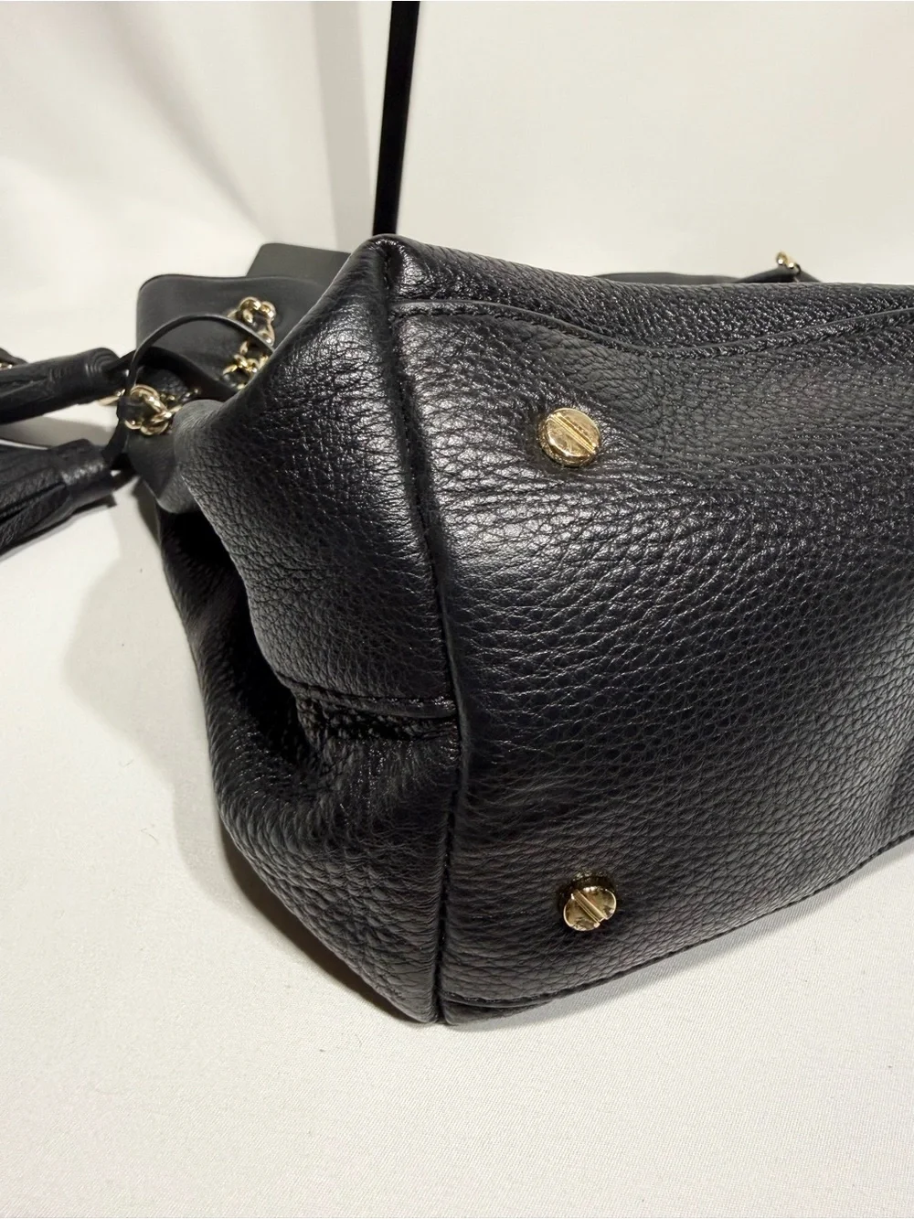 Tory Burch black pebbled